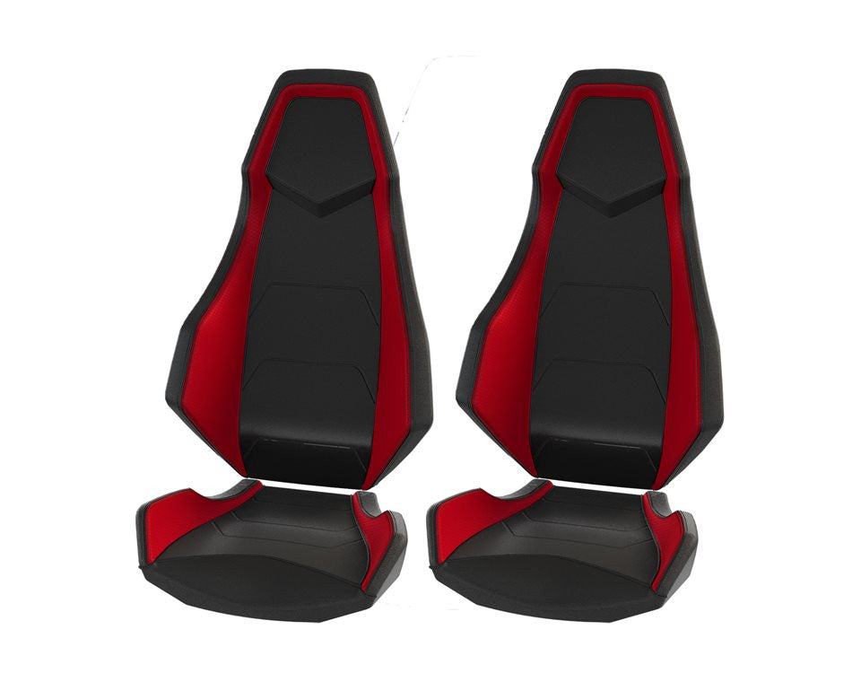 Velocity Street Sport Seats - Sunset Red - Pair by Slingshot