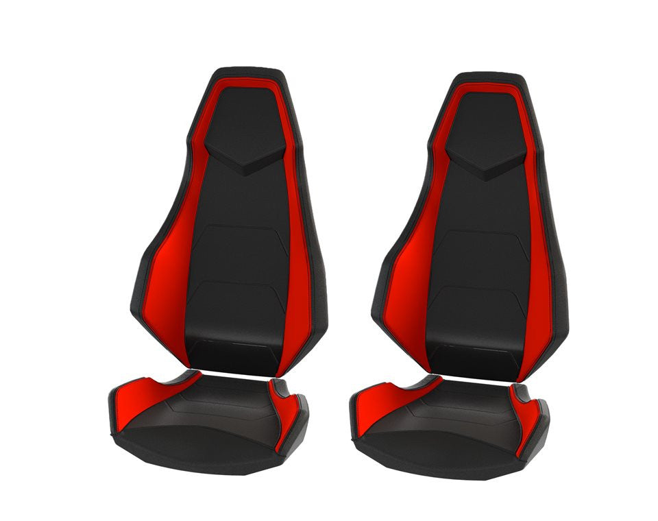 Velocity Street Sport Seats - Red Pearl - Pair by Slingshot